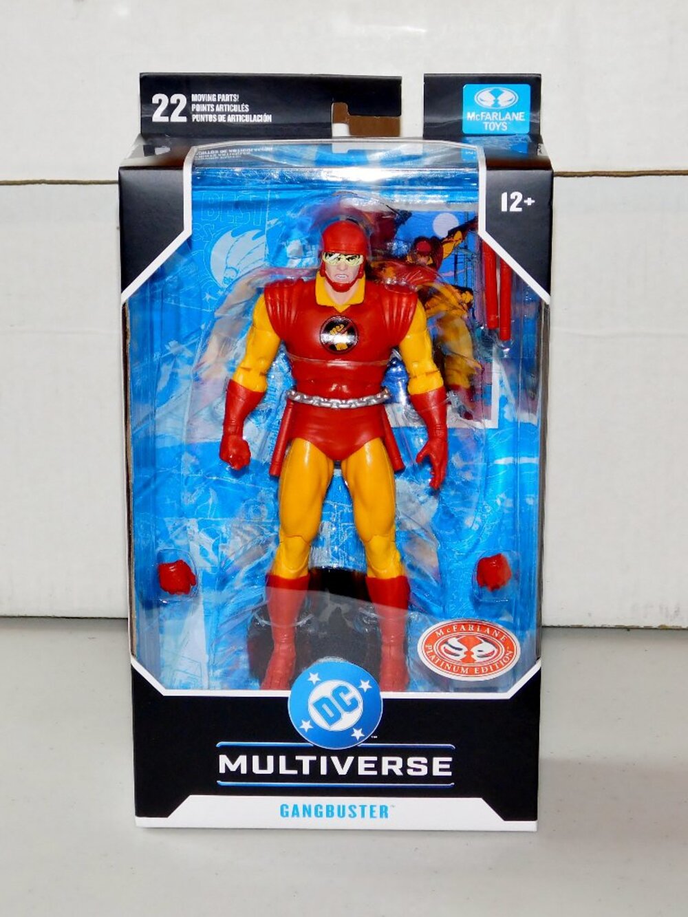 2026 McFarlane DC Multiverse 7" Classic Gangbuster Red Platinum Figure MIB New